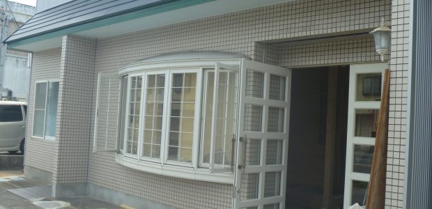 太陽建設のリフォーム : 事務所からサロンへ大変身