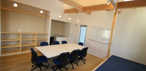 新築工事:造園会社の素敵な事務所完成