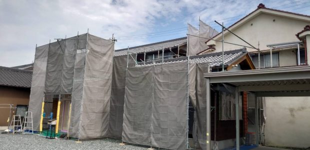 太陽建設の外壁塗装工事
